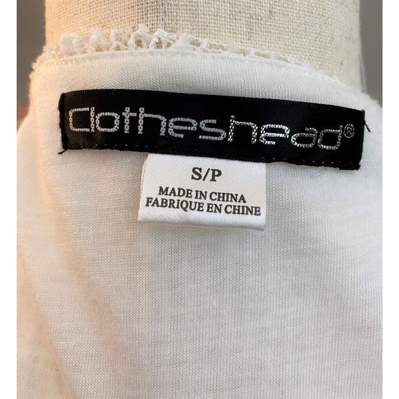 Clotheshead Cream Layered Lace and Sequins Tunic or Dress Size Small Petite - Picture 2 of 5